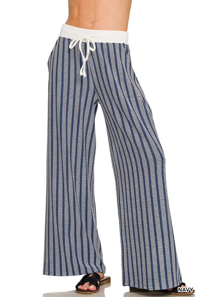 Rib Striped Lounge Pants