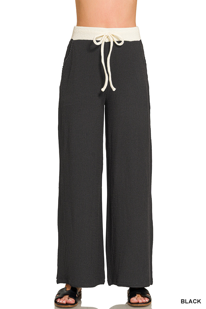 Raised Rib Lounge Pants