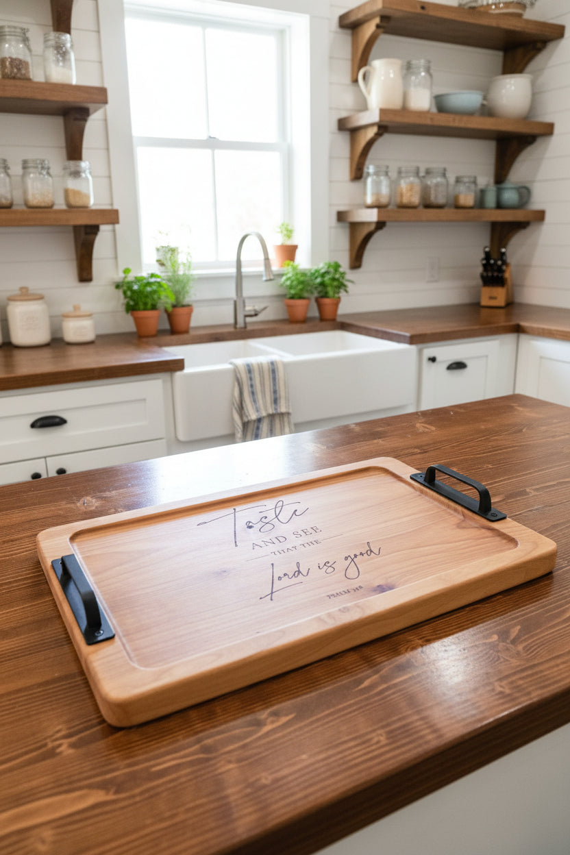 Tray with Handles / Taste & See