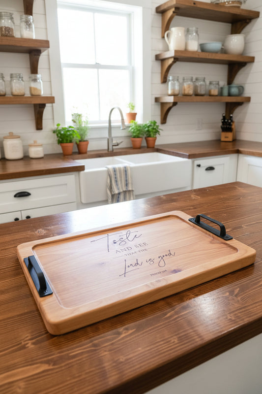 Tray with Handles / Taste & See