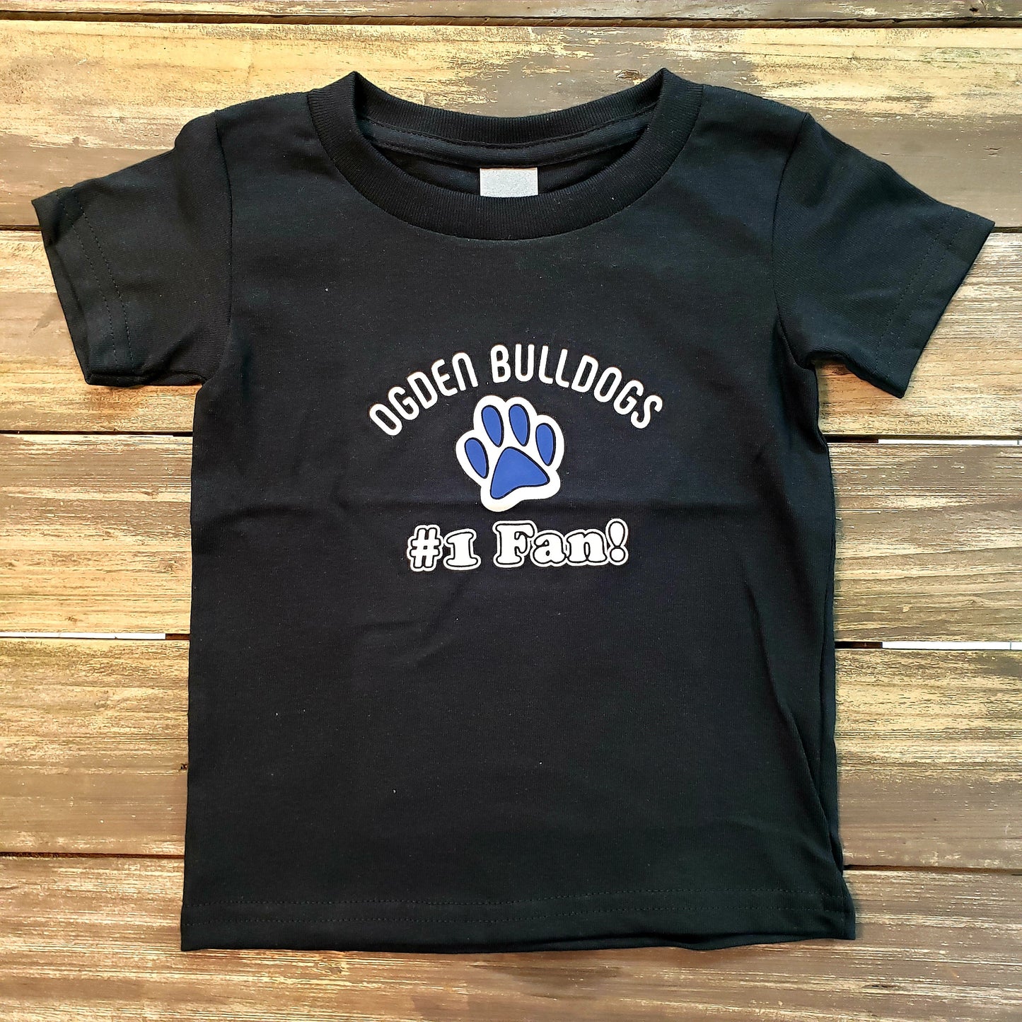 #1 Bulldog Fan Black