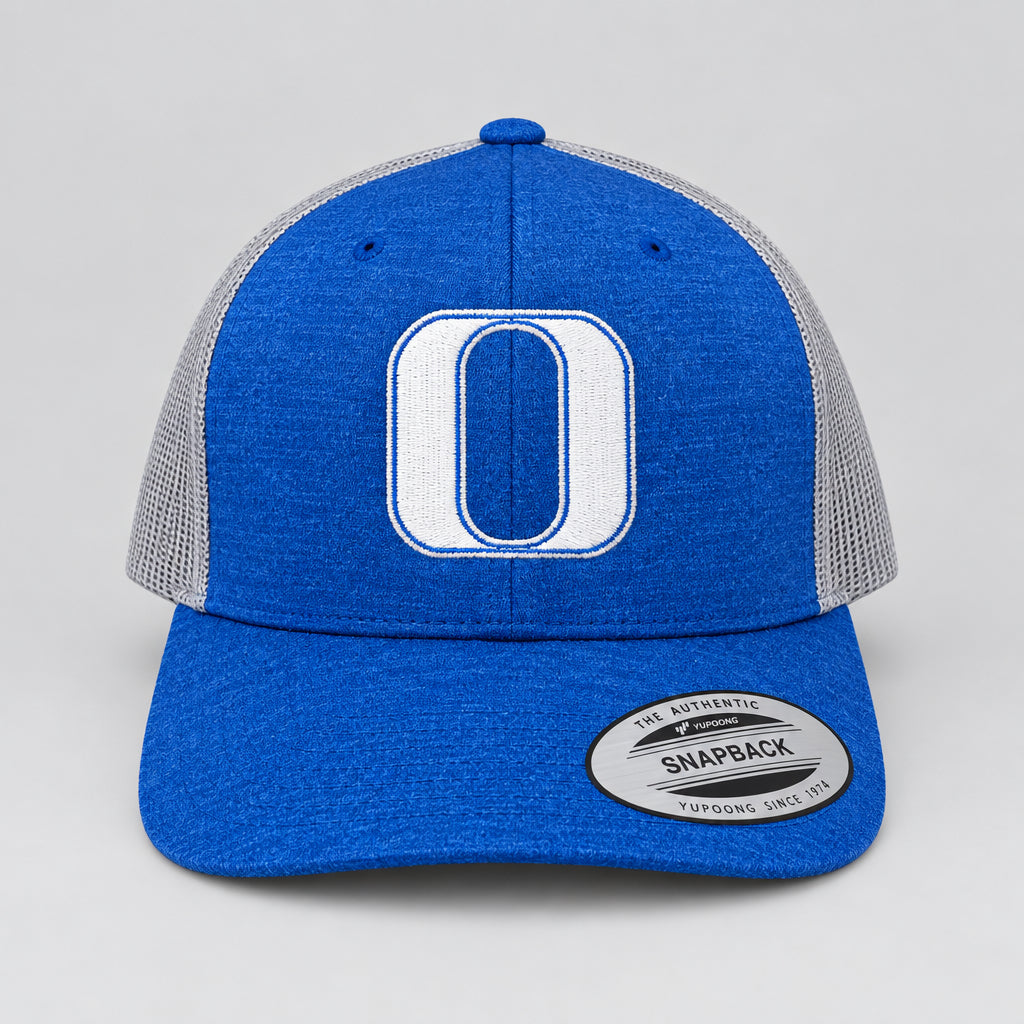 Youth Royal Grey Mesh Cap