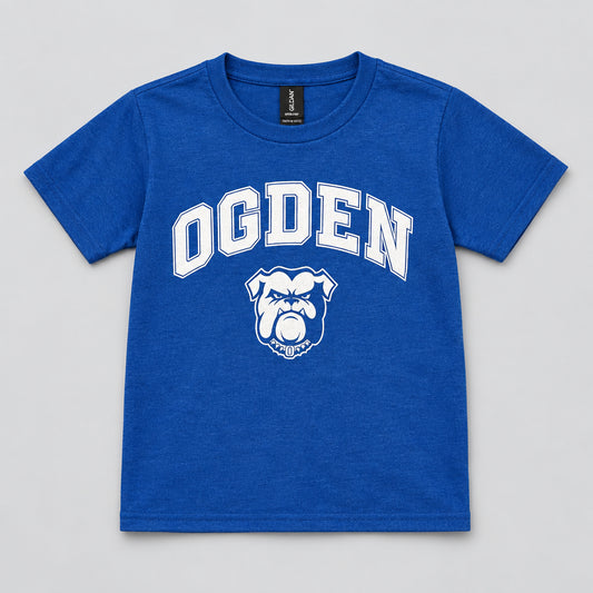 Youth Tee: OGDEN Bulldog Head