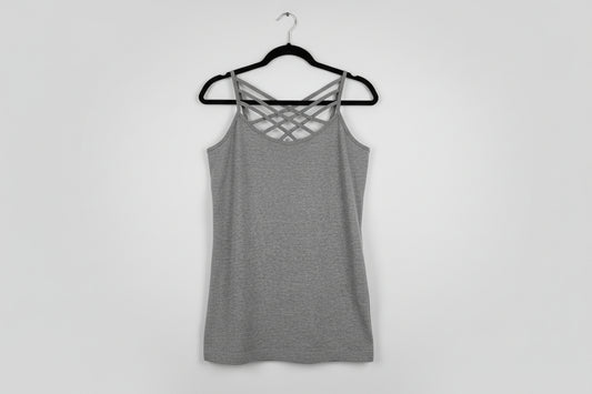 Zenana Sleeveless Cross Over Top