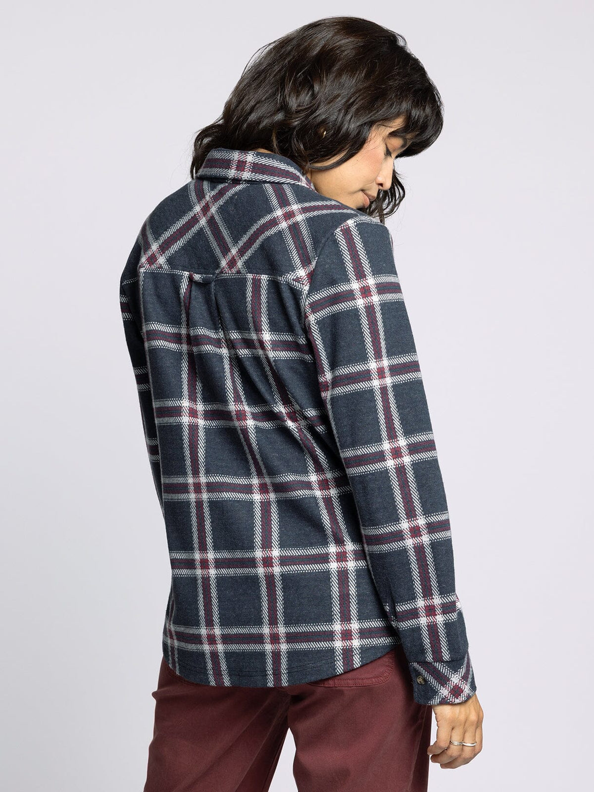 Cassian Shirt - Black Red Plaid