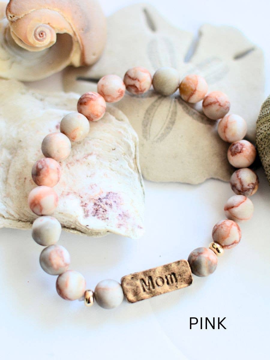 MOM Stone Stretch Bracelets