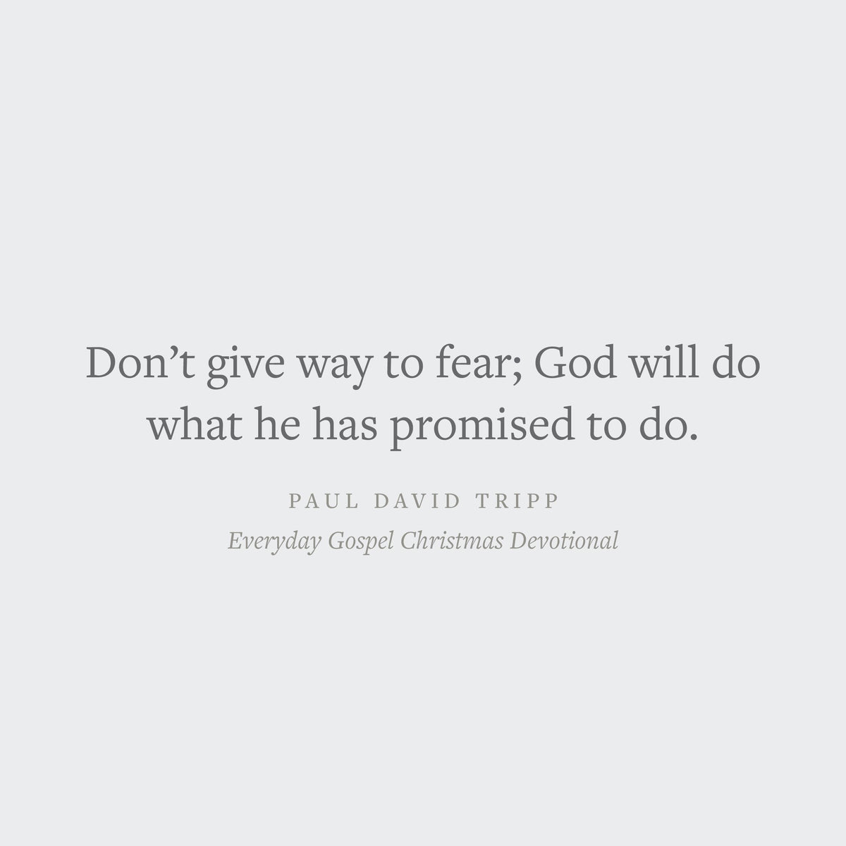 Everyday Gospel Christmas Devotional