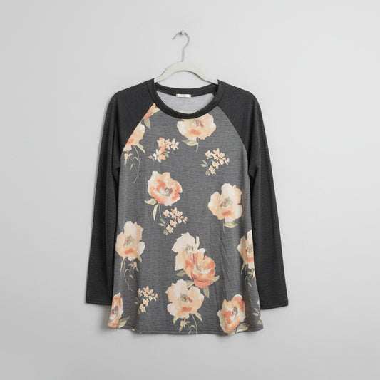 e.Luna LS Floral Top