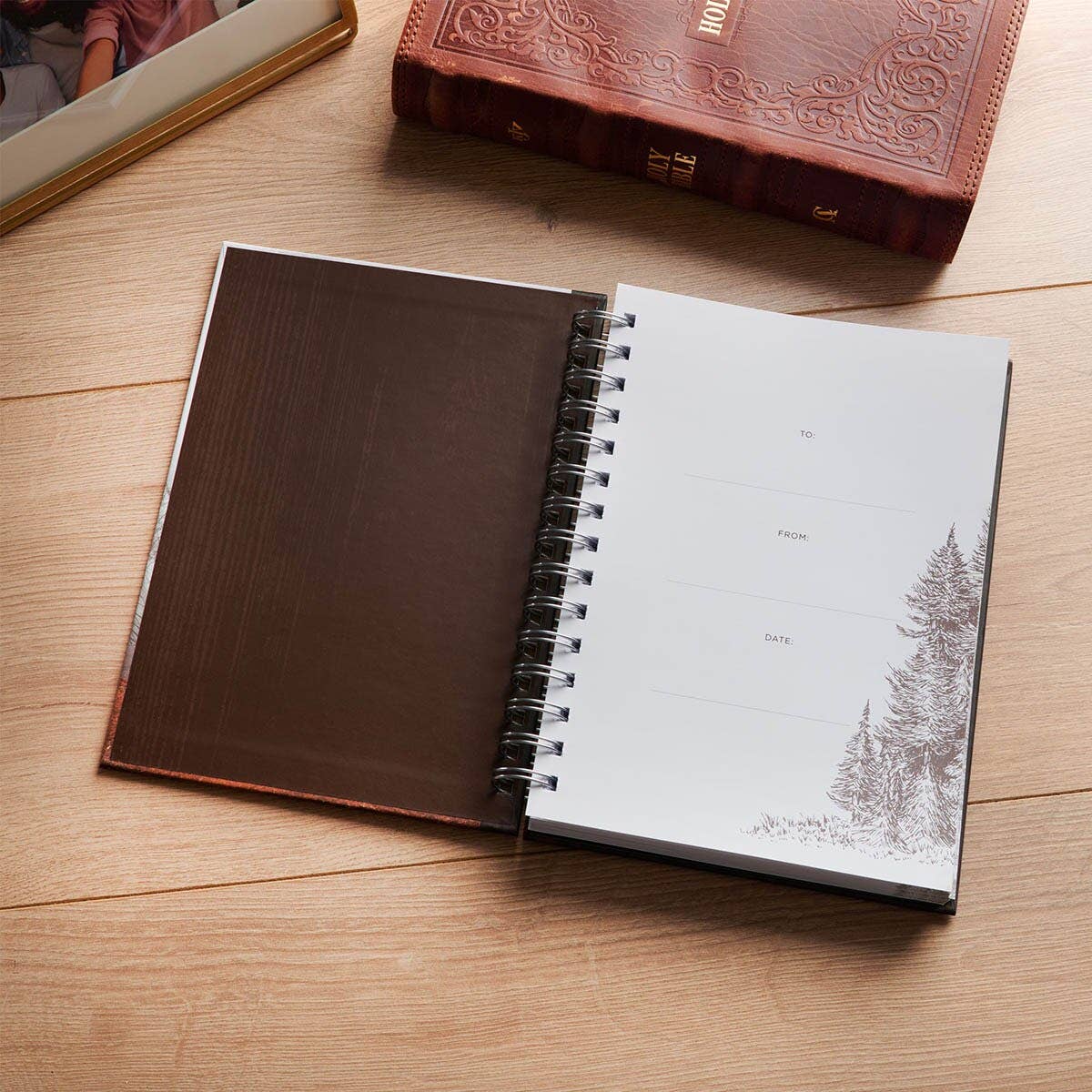 Journal Spiral Brown Stand Firm
