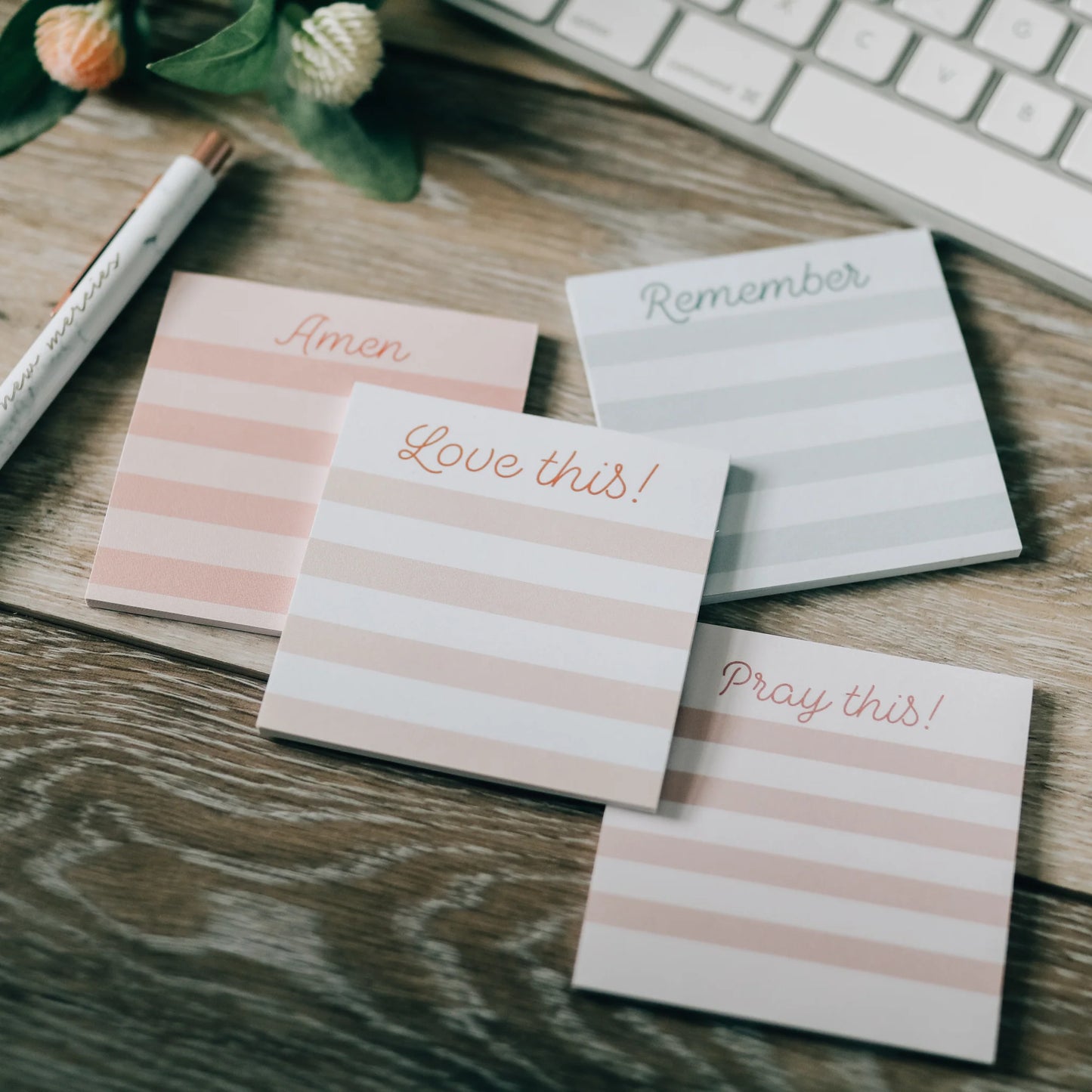 Striped Bible Study Sticky Notes