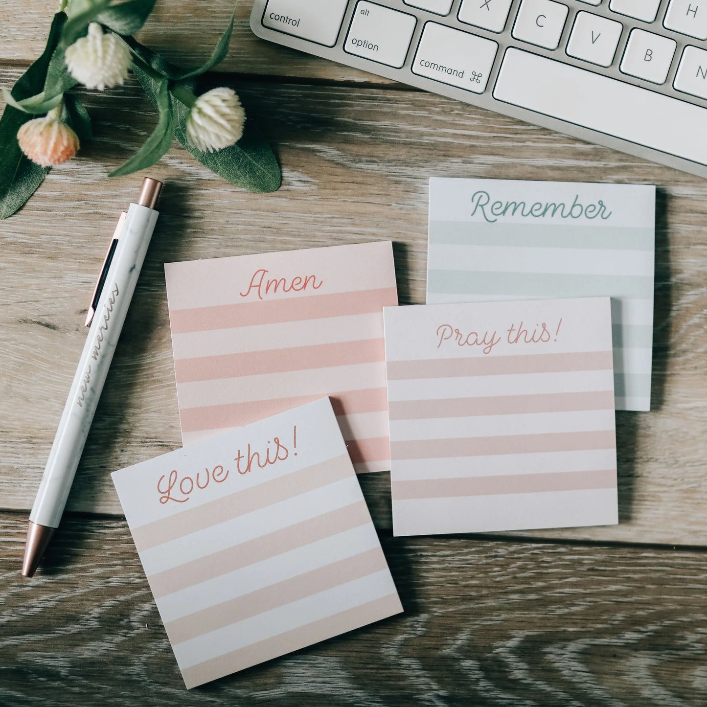 Striped Bible Study Sticky Notes