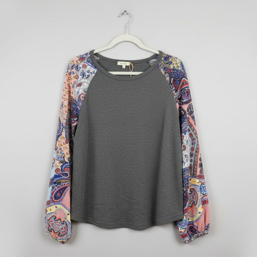 la miel LS Boho Top