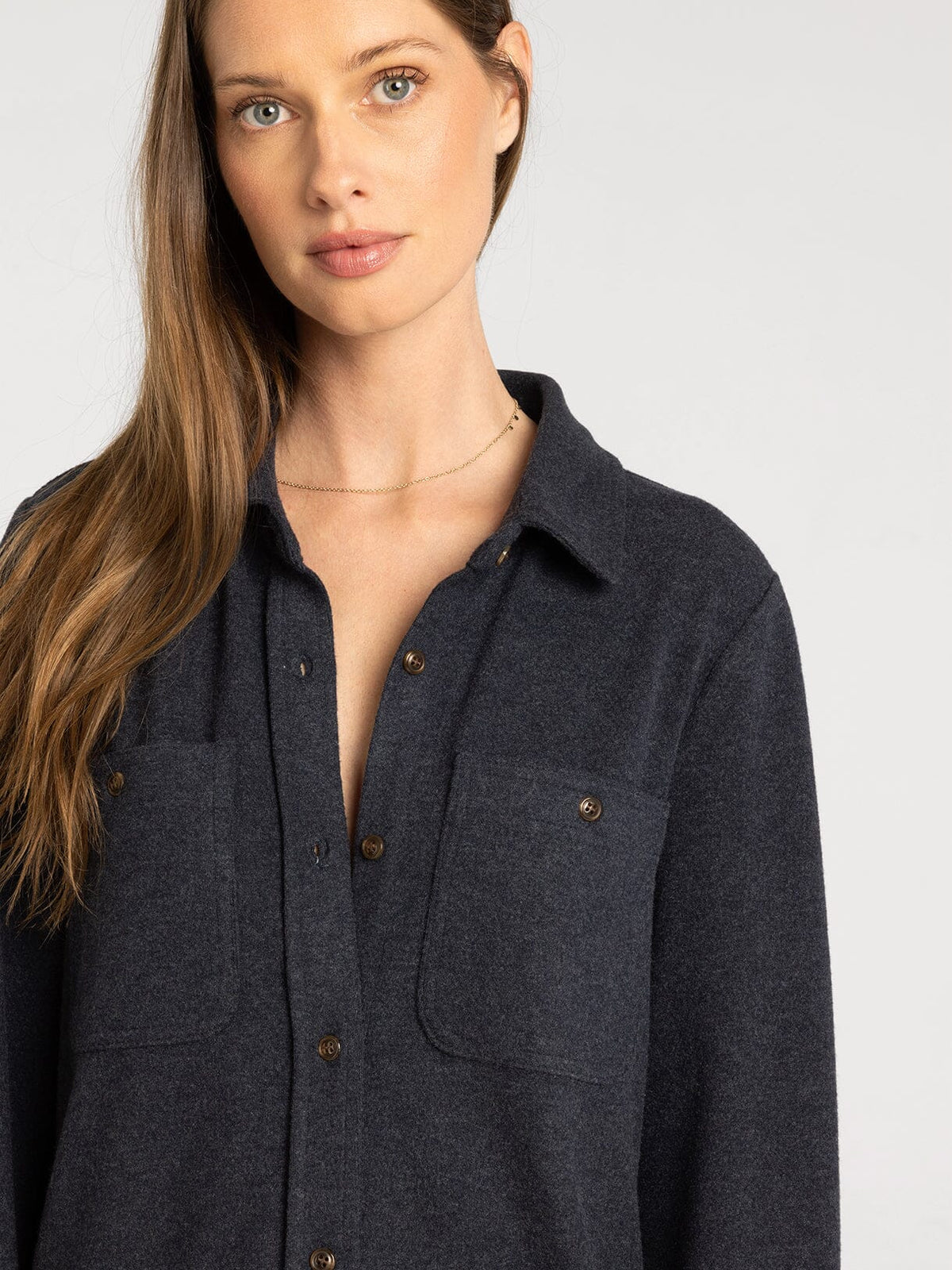 Lewis Shirt - Navy Ink Heather