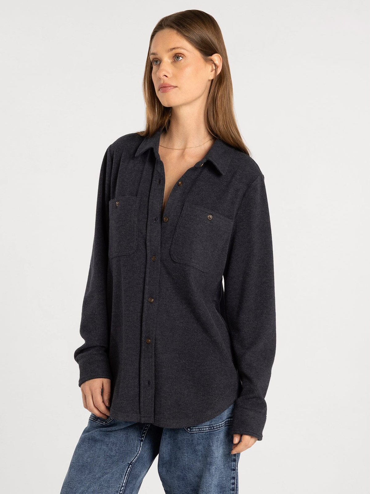 Lewis Shirt - Navy Ink Heather