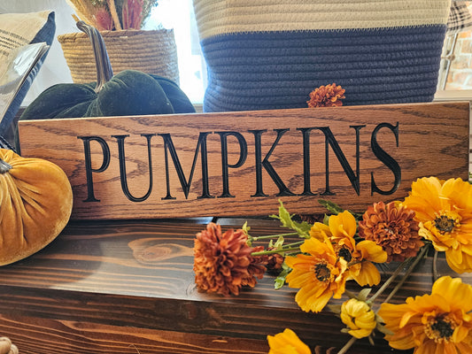 SW PUMPKINS Sign