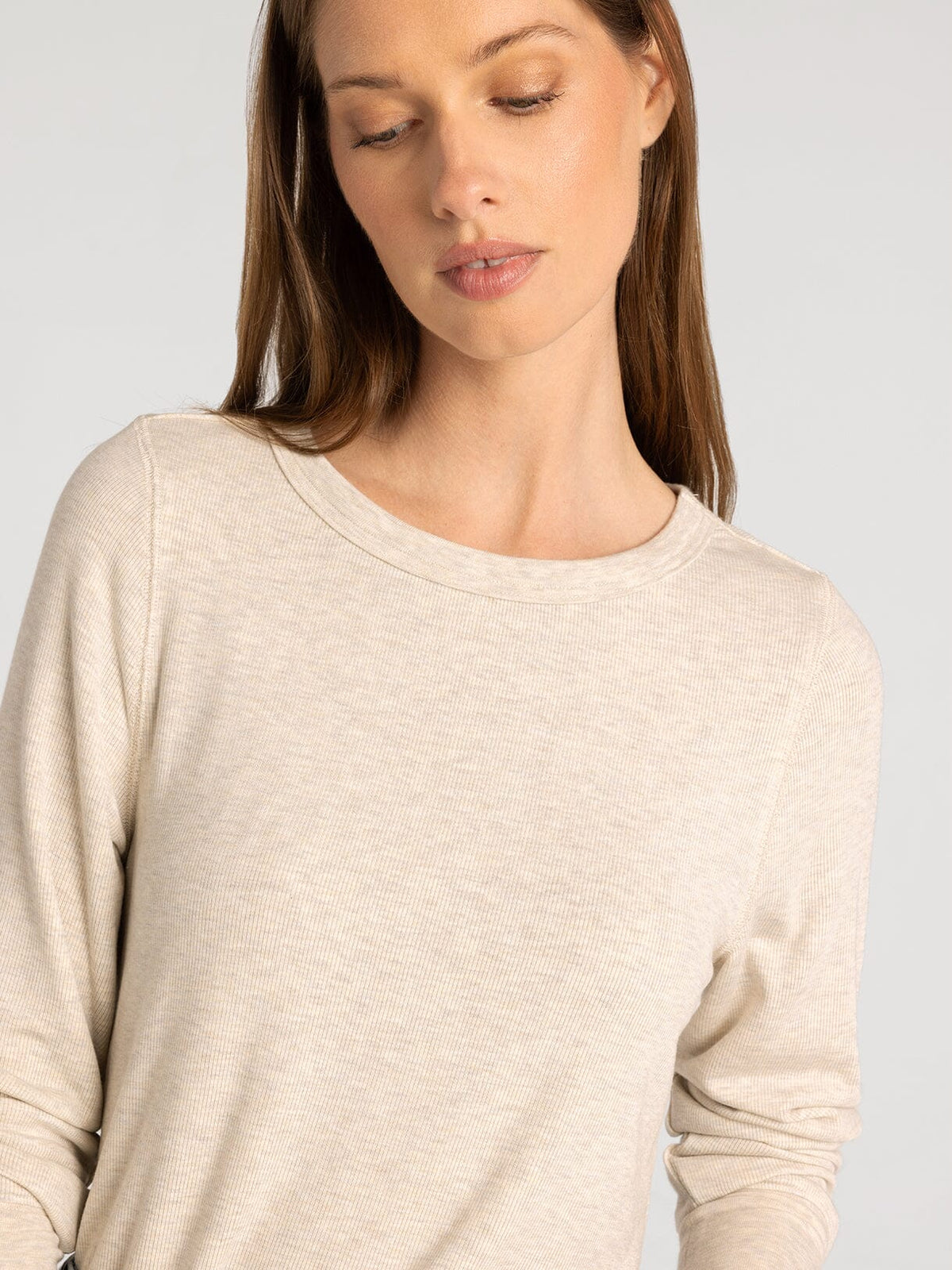 Stacy Top - Sand Heather